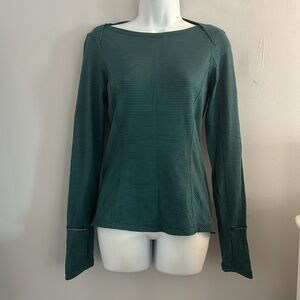LULULEMON striped long sleeve top